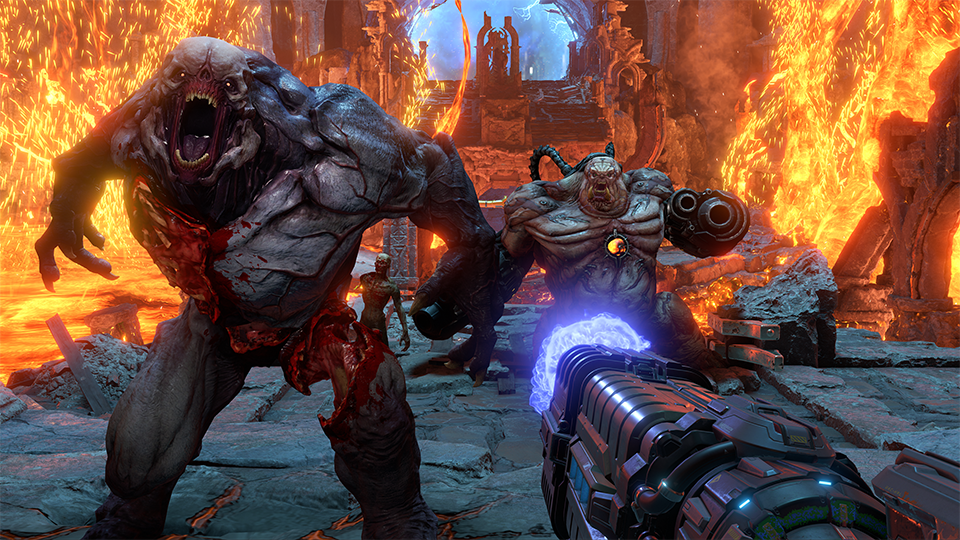 Immagine pubblicata in relazione al seguente contenuto: Story trailer e screenshots del first-person shooter Doom Eternal | Nome immagine: news29713_Doom Eternal-Screenshot_2.png